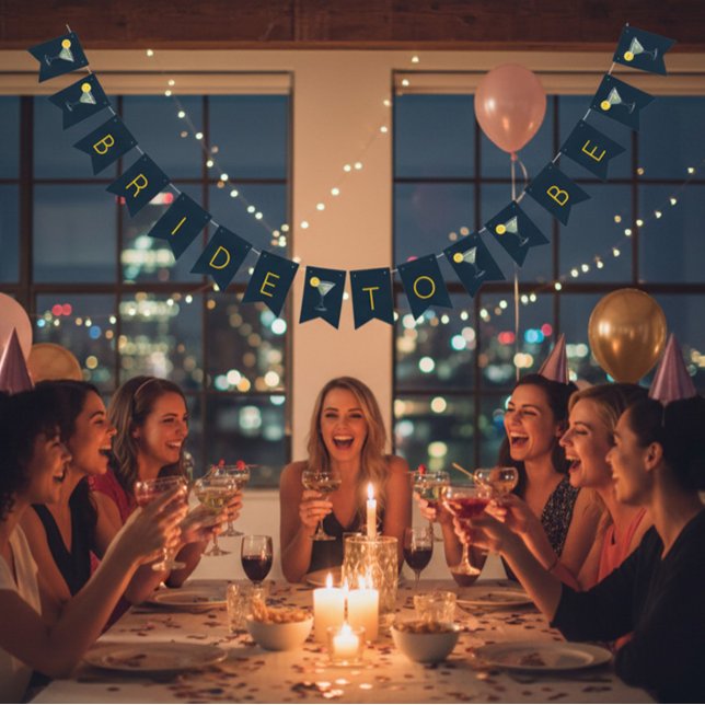 Noiva do Mês Margarita Coquetel Bunting Bandeira (Criador carregado)