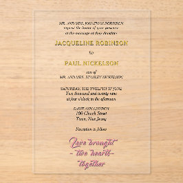 Noiva Dourada e rosa e noiva