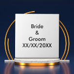 Noiva e grupo personalizados com data<br><div class="desc">Noiva personalizada e noiva com azulejo cerâmico datal. Personalize esta modelo com sua foto e texto. Edite-o para fazer mais alterações.</div>