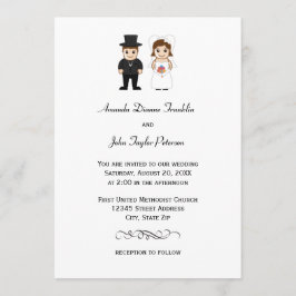Noiva e noiva - Convite para Casamento