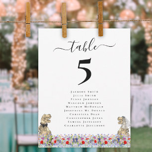 Noiva e Noivo Dinossauro Casamento Personalizado