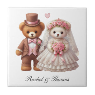 Noiva e Noivo Urso Teddy Fofo Casamento
