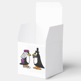 Noiva Engraçada e Caixa de Favor do Groom Penguin