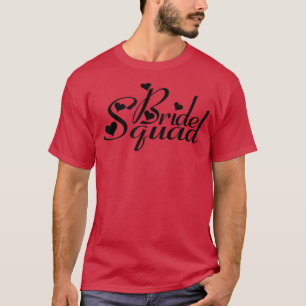 Noiva Esquadra De Amor Noiva E Camisetas De Noite