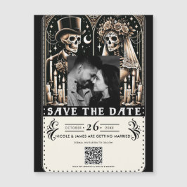Noiva Esqueletos Tarot Noivo Casamento Salve a Dat