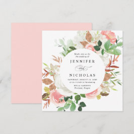 Noiva Floral Primavera | Convite de Casamento em M