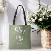 Noiva Future Sage Green Tote Bag