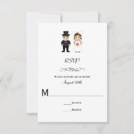 Noiva & Groom - RSVP de Casamento