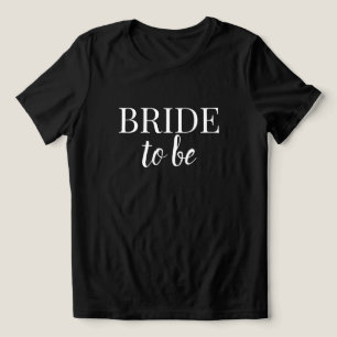 Noiva Minimalista Camiseta de Noite de Despedida P