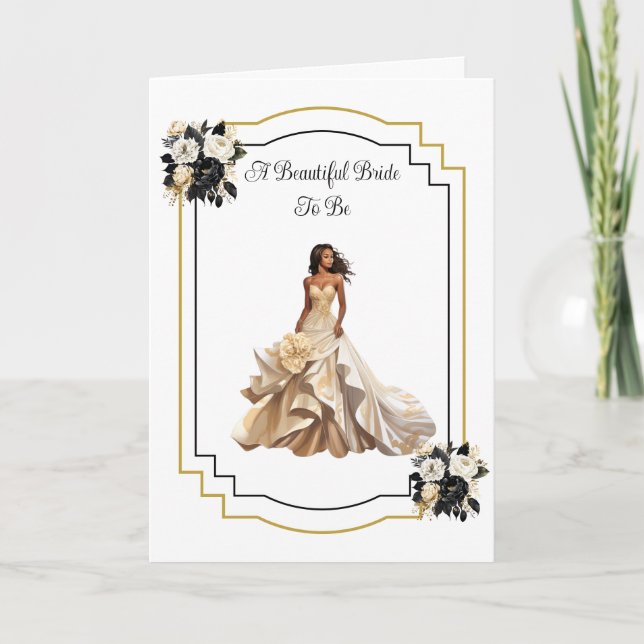 Noiva Para Ser Cartão De Casamento (Frente)