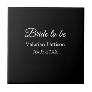 Noiva para ser nome data chuveiro de noiva preto b