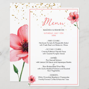 Noiva Rosa Floral Confete Chic Moldura Casamento