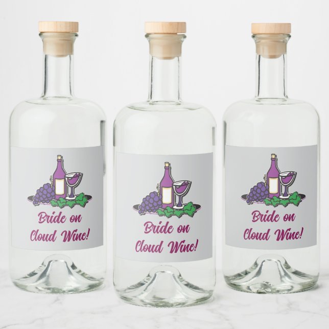 Noiva sobre o Vinho das Nuvens! (Garrafas)