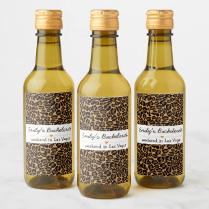Noiva Solteira Boujee Tendência Estampa de Leopard