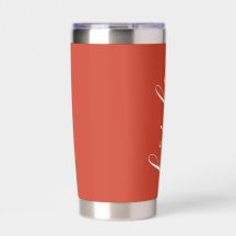 Noiva Tribe Bridesmaids Script Orange Chic Queimad