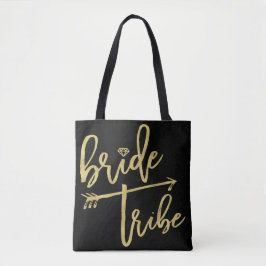 Noiva Tribo Dourada de Diamond Bridal Party Tote B