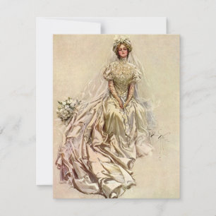 Noiva Vitoriana Vintage, Retrato Nupcial Antigo