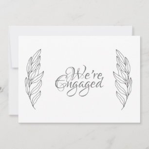 Noivado, anúncio de parte envolvida