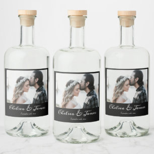 Noivado de Casamento Preto com Fotografia Personal