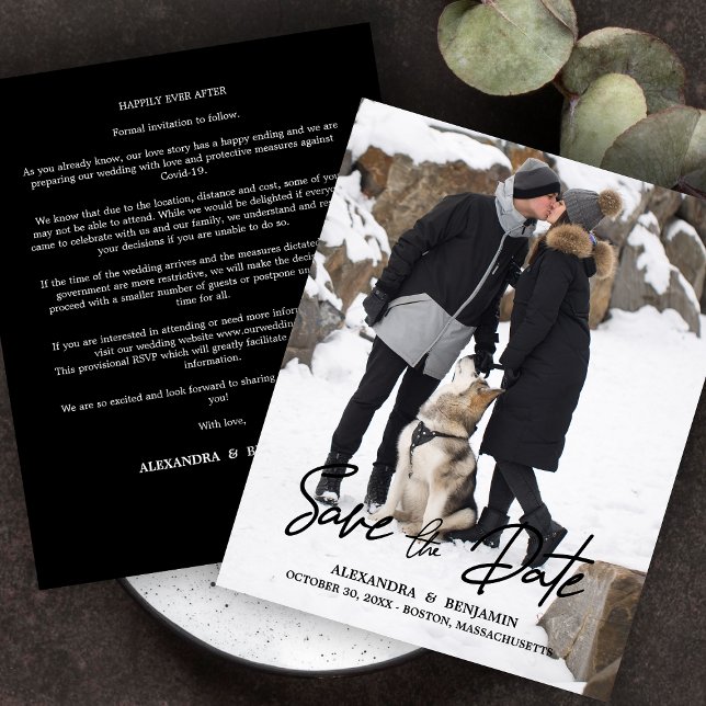 Noivado de Fotografia Moderna de Tendência de Orça (Criador carregado)