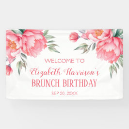 Noivado de Peony Botânica Rosa Elegante