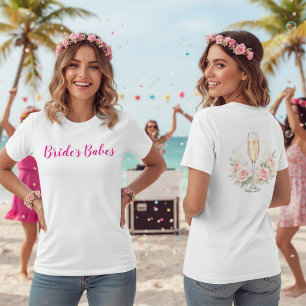 Noivas Bebês Champanhe Rosa Festa de Despedida de