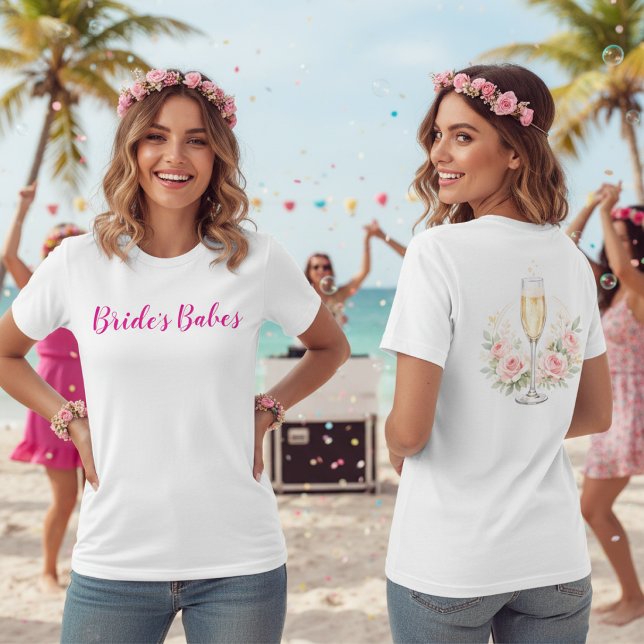 Noivas Bebês Champanhe Rosa Festa de Despedida de  (Criador carregado)