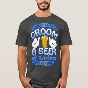Noivo Me Cerveja Camisa Divertida do Noivo Festa d