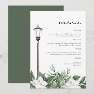 NOLA Nova Orleans Magnolia 5x7" Vamos Eat Menu