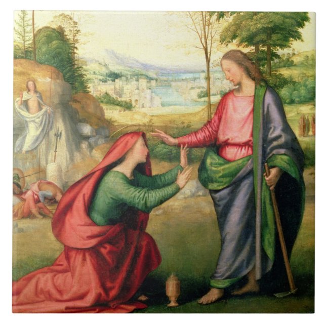 Noli mim Tangere, c.1508 (óleo em canvas) (Frente)