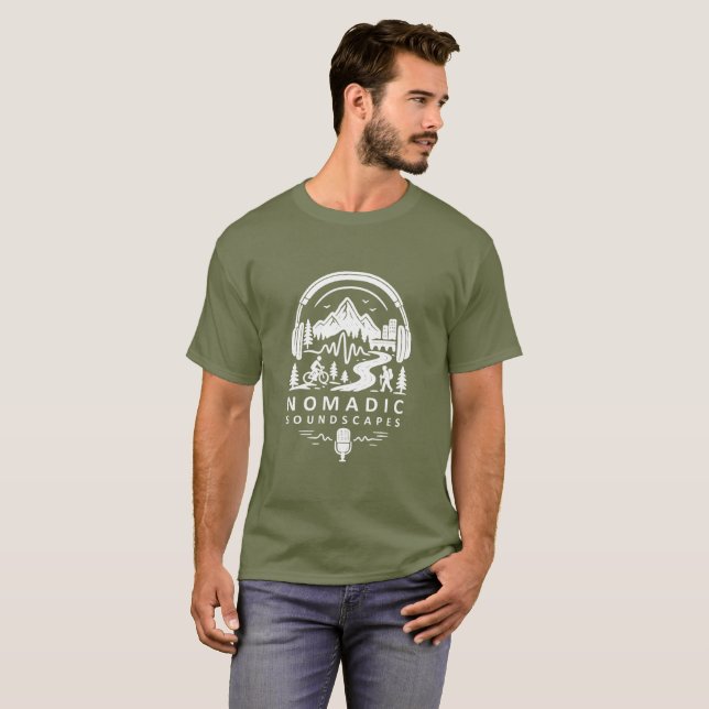 Nomadic Soundscapes - Camiseta Oficial D1 (Frente Completa)