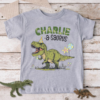 Nome-a-saurus TRex Dinossauro Festa de Aniversário