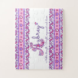 Nome Aubrey que significa quebra-cabeça de serra r