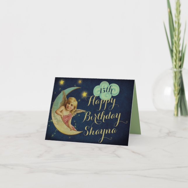 Nome Celestial e Cartão de Aniversário Personaliza (Frente)