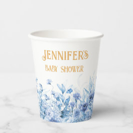 Nome, Chá de fraldas, Texto Extra, Borda Floral 8o