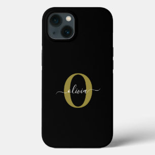Nome com Letra Maiúscula Personalizada Preto Branc