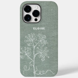 Nome da Capa de Livro Vintage Floral Personalizado