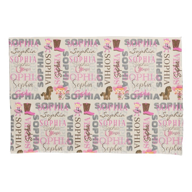 Nome da Colagem do Sobreposto do Cavalo da Cowgirl (Frente)