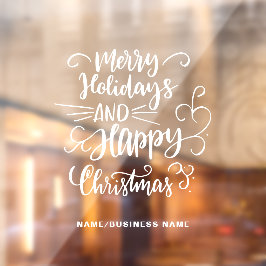 Nome da Empresa de Feriados de Natal em Caligrafia