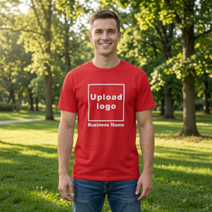 Nome da Empresa e Logotipo Camiseta Masculina Ve