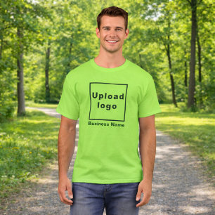 Nome da Empresa e Logotipo Camiseta Masculina Ve
