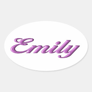 Nome da etiqueta de Emily