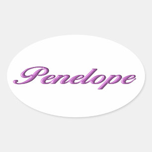Nome da etiqueta de Penélope