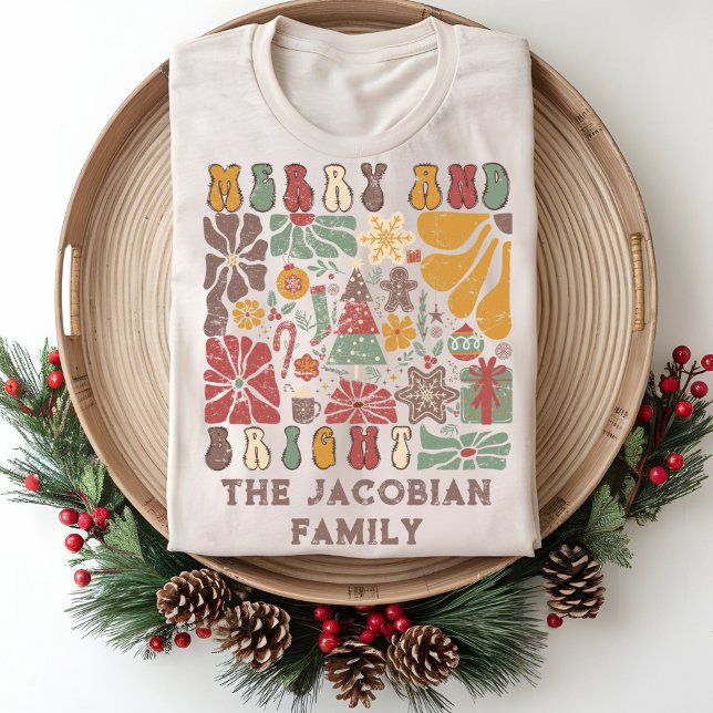 Nome da família Ano de Reunião Boho Floral Natal (Criador carregado)