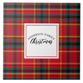 Nome da Família de Xadrezes de Natal Tartan