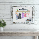 Nome da família | Impressão de Mudroom Personaliza<br><div class="desc">Arte personalizada que toda a família amará. Apresentando uma cena impressionante de mudroom de aquarela com pontos para adicionar seus próprios nomes familiares. Sempre um sucesso, não importa o receptor. Compre hoje por esse presente especial extra! Podemos fazer de você um presente personalizado que é imediatamente digno de herança. Entre...</div>