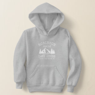 Nome da família Lake House Rustic White Silhouett