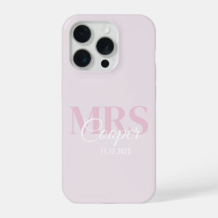 Nome da Noiva Com Data do Casamento Texto Cor Rosa