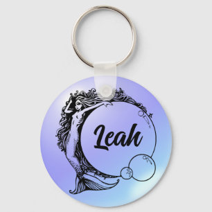 Nome da Sereia Chaveiro personalizado - Leah