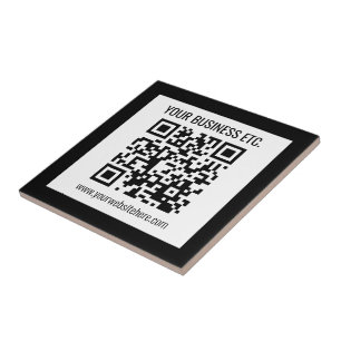 Nome da sua empresa & Código QR editável